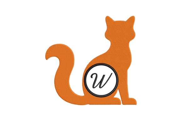 Cat Letter W: A Designer’s Review for Holiday Embroidery