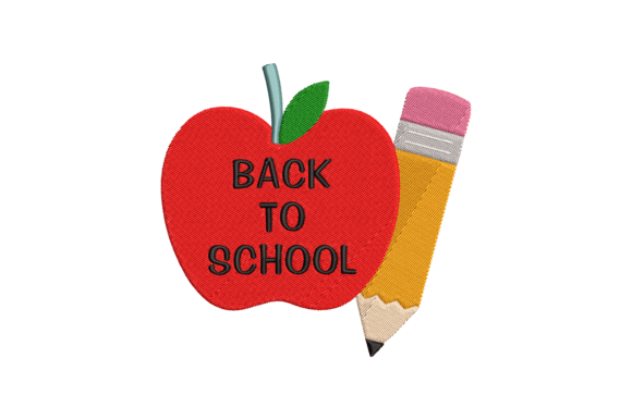 Review: Back to School Apple and Pencil Design