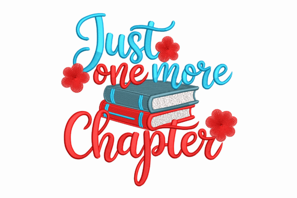 Review: Just One More Chapter Embroidery Design