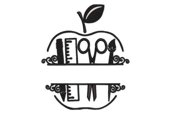Review: School Teacher Apple Split Monogram