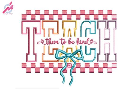 Review: Teach Them to Be Kind Embroidery Design