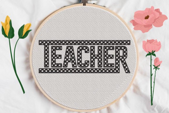 Review: Teacher Sign Checkered Print for Boutique Apparel