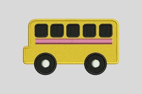 Review: Yellow School Bus Embroidery Design