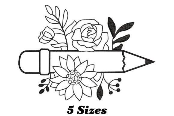 Reviewing Floral Pencil for Embroidery Projects
