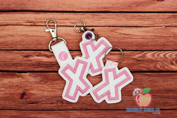 Reviewing Letter X ITH Keyfob for Boutique Apparel