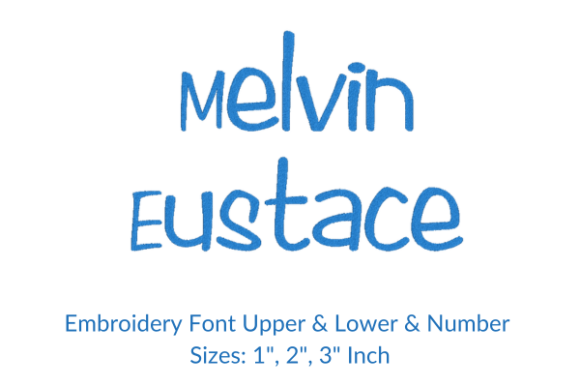 Reviewing Melvin Eustace Font for Embroidery Projects
