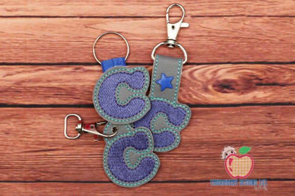Reviewing the LETTER C Keyfob Keychain ITH Design