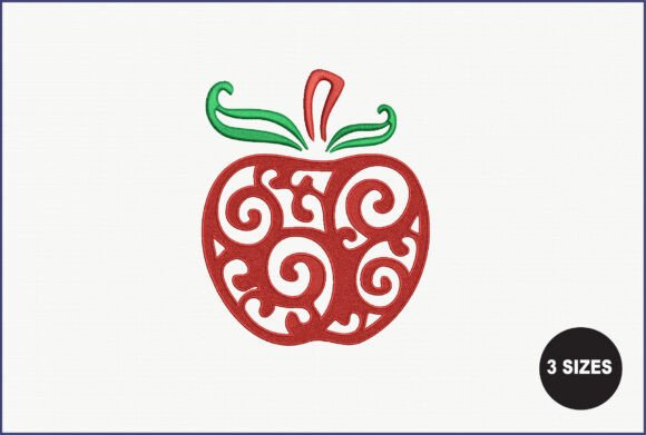 School Apple Embroidery: A Designer’s Craft Fair Review
